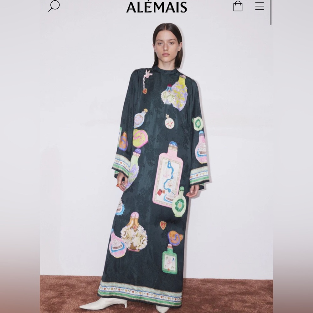 NEW Alemais ROYAL MIDI DRESS